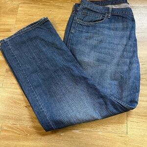 Wrangler Retro Jeans Mens 42x32 Relaxed Boot Cut  Work Cowboy Blue